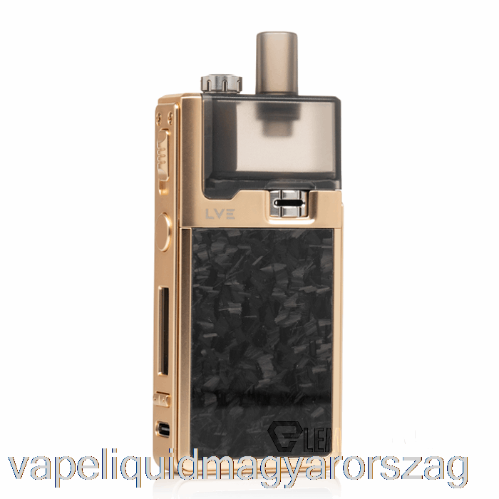 Lve Orion 2 40w-os Pod Rendszerű Kovácsolt Szén/arany Vape Toll